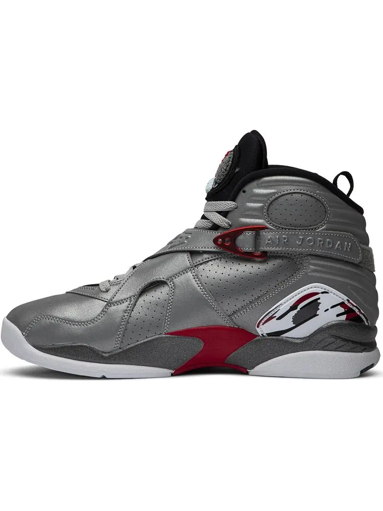 Кроссовки Air Jordan 8 Retro SP Reflections Of A Champion — изображение 3 из 8, серебряный