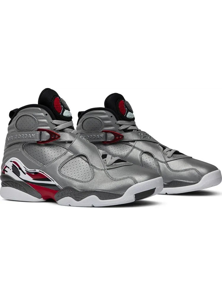 Кроссовки Air Jordan 8 Retro SP Reflections Of A Champion — изображение 8 из 8, серебряный