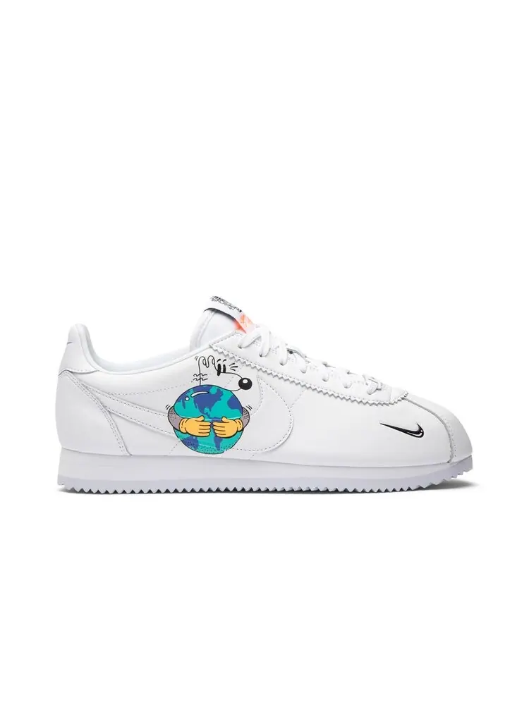 Кроссовки Nike Steve Harrington x Cortez Flyleather QS 'Earth Day' — изображение 1 из 4, белый