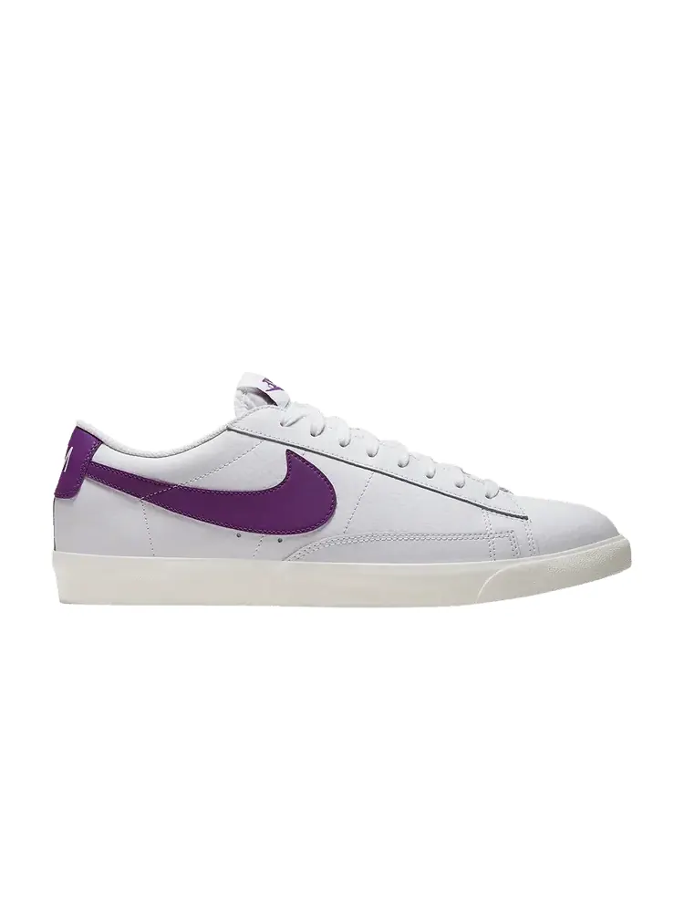 Кроссовки Nike Blazer Low 'Voltage Purple' — изображение 1 из 1, белый/фиолетовый
