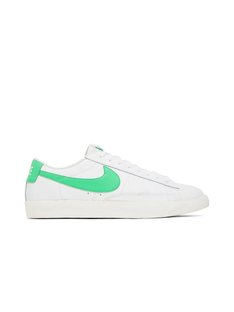 Кроссовки Nike Blazer Low 'Green Spark' — изображение 2 из 9, белый/зеленый