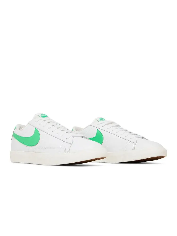 Кроссовки Nike Blazer Low 'Green Spark' — изображение 9 из 9, белый/зеленый