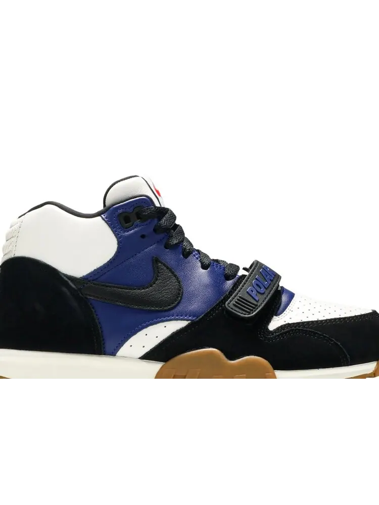 Кроссовки Nike Polar Skate Co x Air Trainer 1 SB 'Black Deep Royal Blue' — изображение 2 из 4, синий
