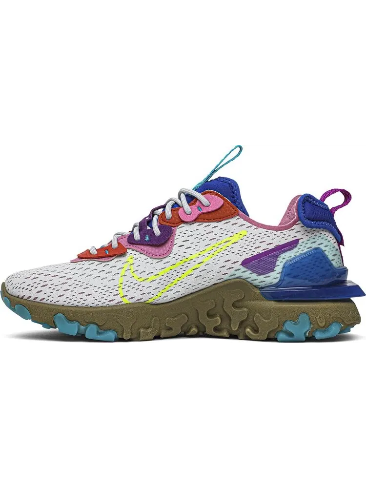 Кроссовки Nike Wmns React Vision 'Lemon Venom' — изображение 3 из 8, мульти