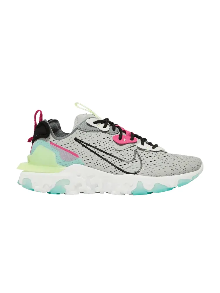 Кроссовки Nike Wmns React Vision 'Wolf Grey Pink Prime' — изображение 1 из 9