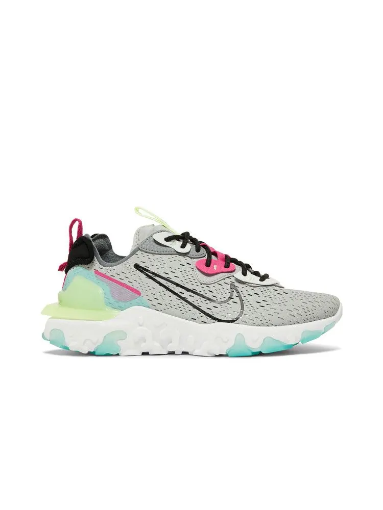Кроссовки Nike Wmns React Vision 'Wolf Grey Pink Prime' — изображение 2 из 9