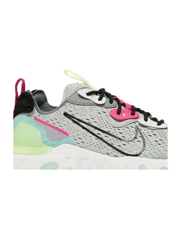 Кроссовки Nike Wmns React Vision 'Wolf Grey Pink Prime' — изображение 3 из 9