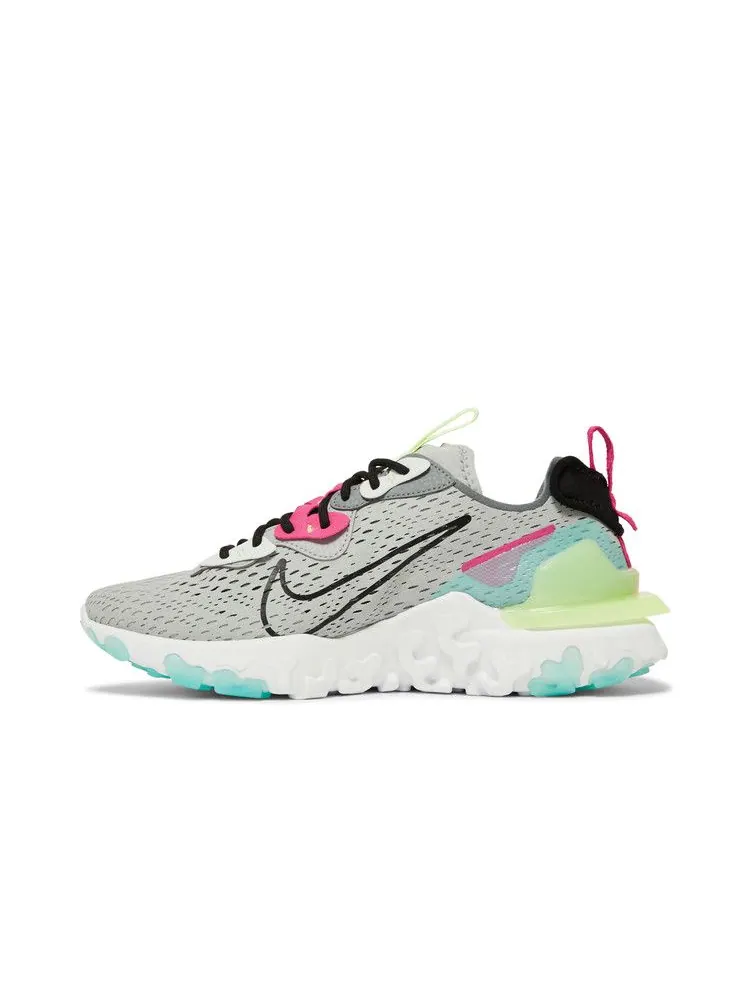 Кроссовки Nike Wmns React Vision 'Wolf Grey Pink Prime' — изображение 4 из 9