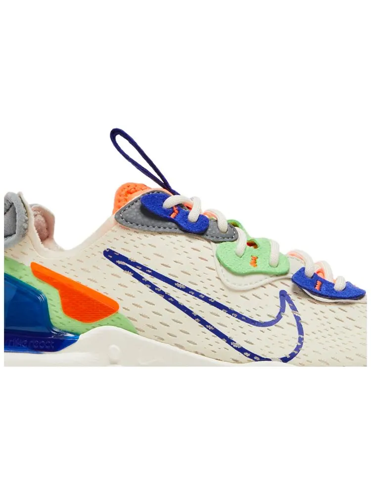Кроссовки Nike Wmns React Vision 'Pale Ivory Concord' — изображение 2 из 8, бежевый