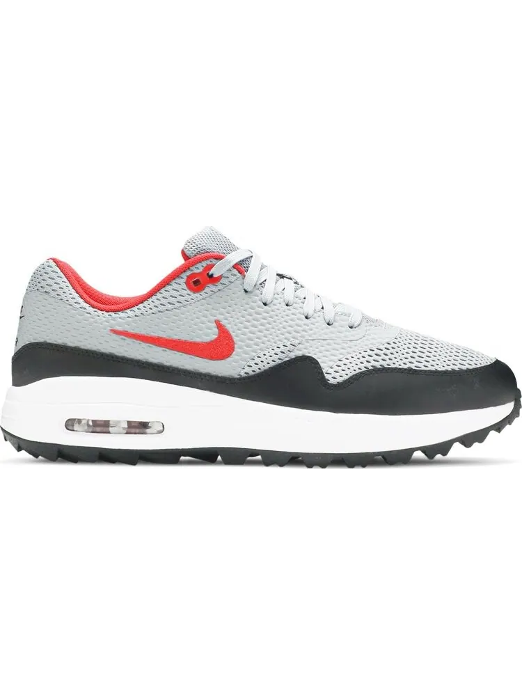 Кроссовки Nike Air Max 1 Golf 'Particle Grey Red' — изображение 1 из 8, серый