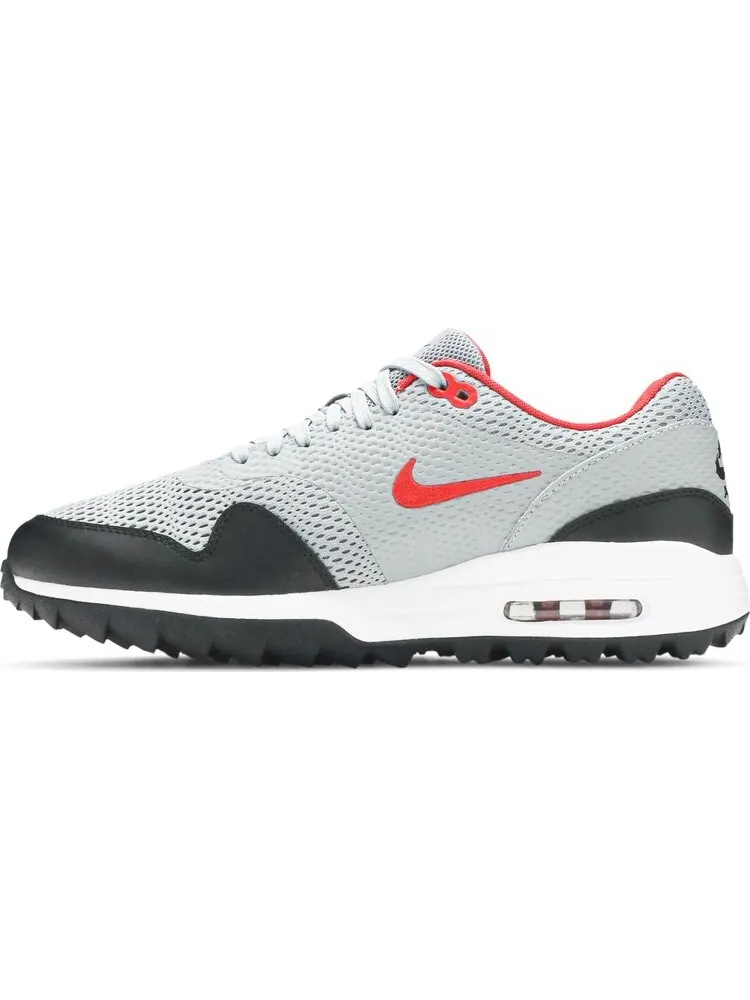Кроссовки Nike Air Max 1 Golf 'Particle Grey Red' — изображение 3 из 8, серый