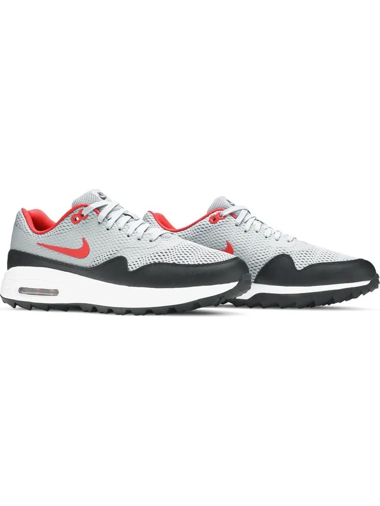 Кроссовки Nike Air Max 1 Golf 'Particle Grey Red' — изображение 8 из 8, серый
