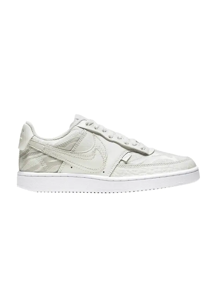 Кроссовки Nike Wmns Court Vision Low Premium 'Stacked Swoosh - Sail' — изображение 1 из 1, белый