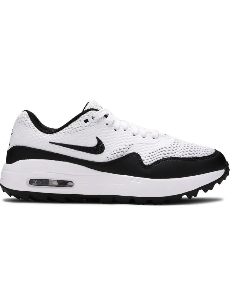 Кроссовки Nike Wmns Air Max 1 Golf 'White Black' — изображение 1 из 8, белый