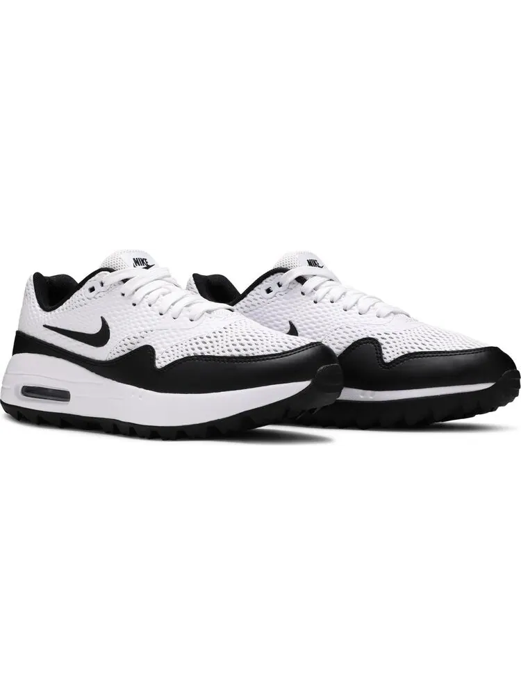 Кроссовки Nike Wmns Air Max 1 Golf 'White Black' — изображение 8 из 8, белый