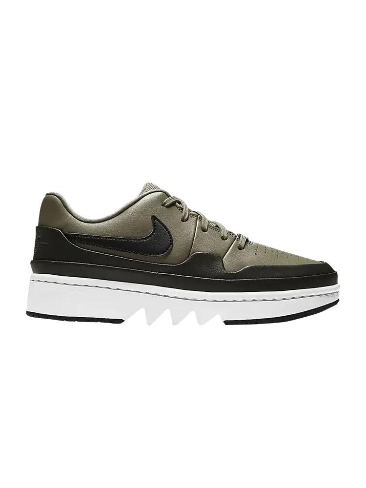 Кроссовки Air Jordan Wmns Air Jordan 1 Jester XX Low 'Trooper' — изображение 1 из 1, белый/черный