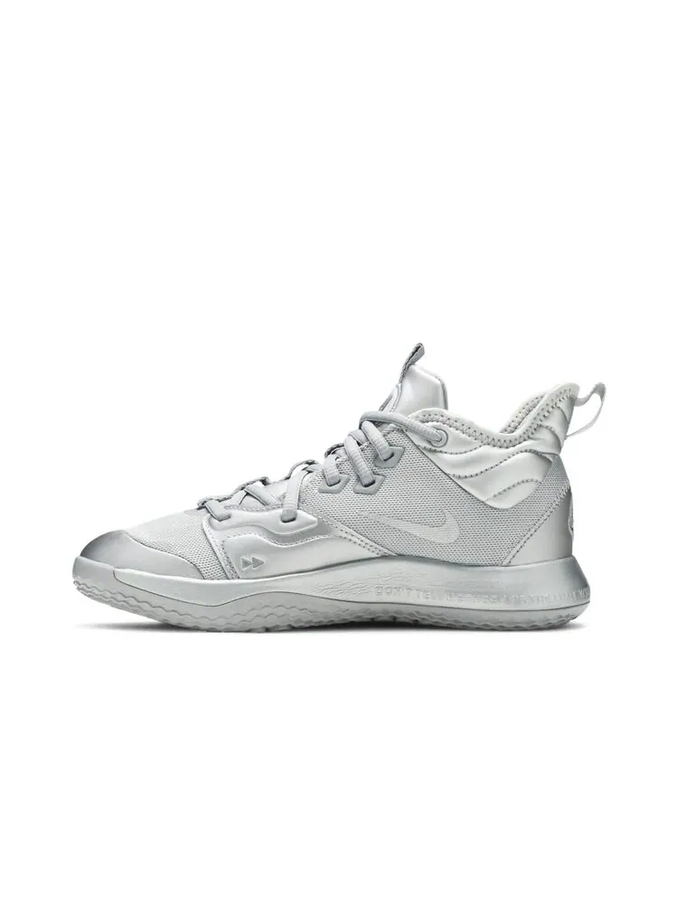 Кроссовки Nike NASA x PG 3 GS '50th Anniversary' — изображение 3 из 4, серебряный