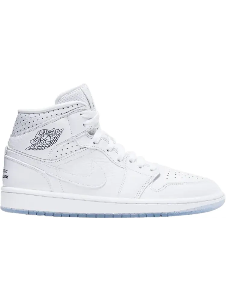 Кроссовки Wmns Air Jordan 1 Mid Unité Totale — изображение 1 из 1, белый