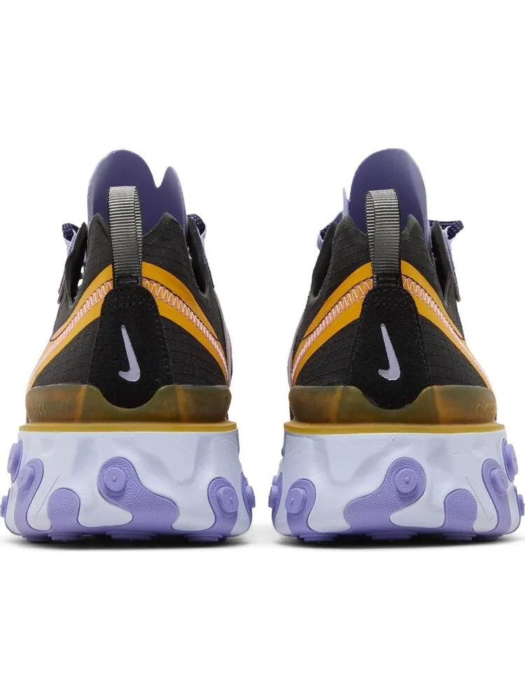 Кроссовки Nike React Element 55 'Black Palest Purple' — изображение 6 из 8, черный