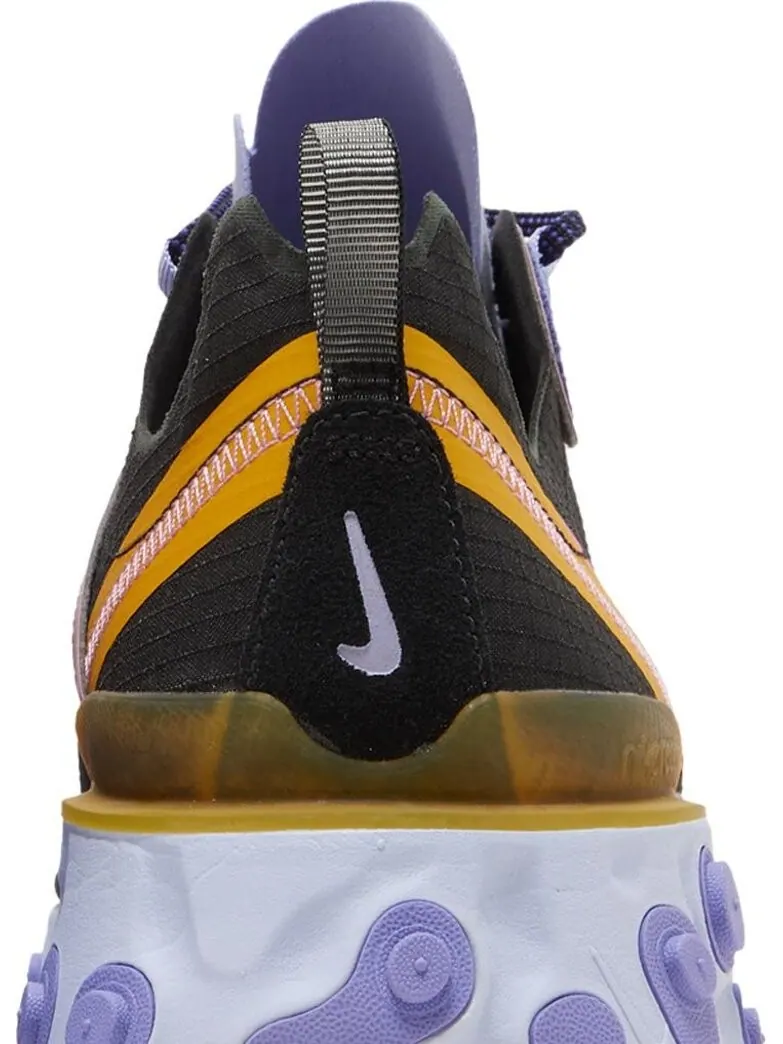 Кроссовки Nike React Element 55 'Black Palest Purple' — изображение 7 из 8, черный