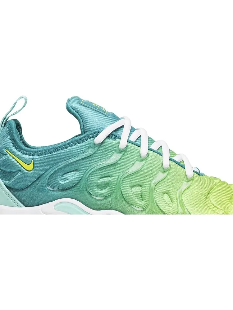 Кроссовки Nike Wmns Air VaporMax Plus 'Lemon Lime' — изображение 2 из 8, бирюзовый