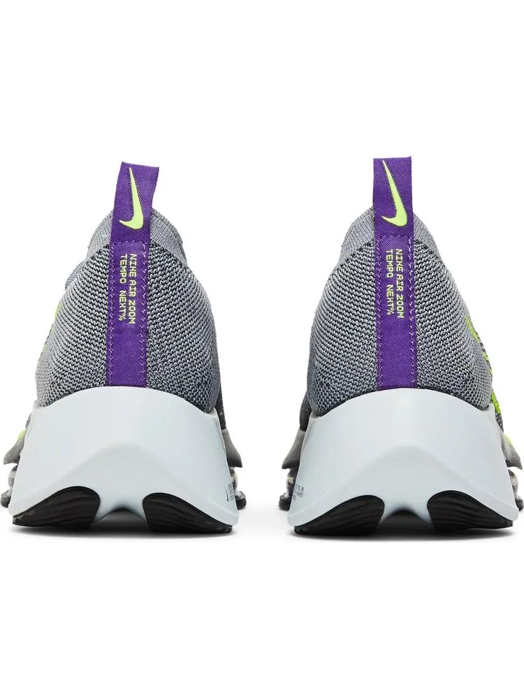 Кроссовки Nike Air Zoom Tempo NEXT% Flyknit 'Particle Grey Volt' — изображение 6 из 8, серый