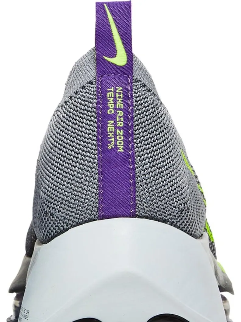 Кроссовки Nike Air Zoom Tempo NEXT% Flyknit 'Particle Grey Volt' — изображение 7 из 8, серый
