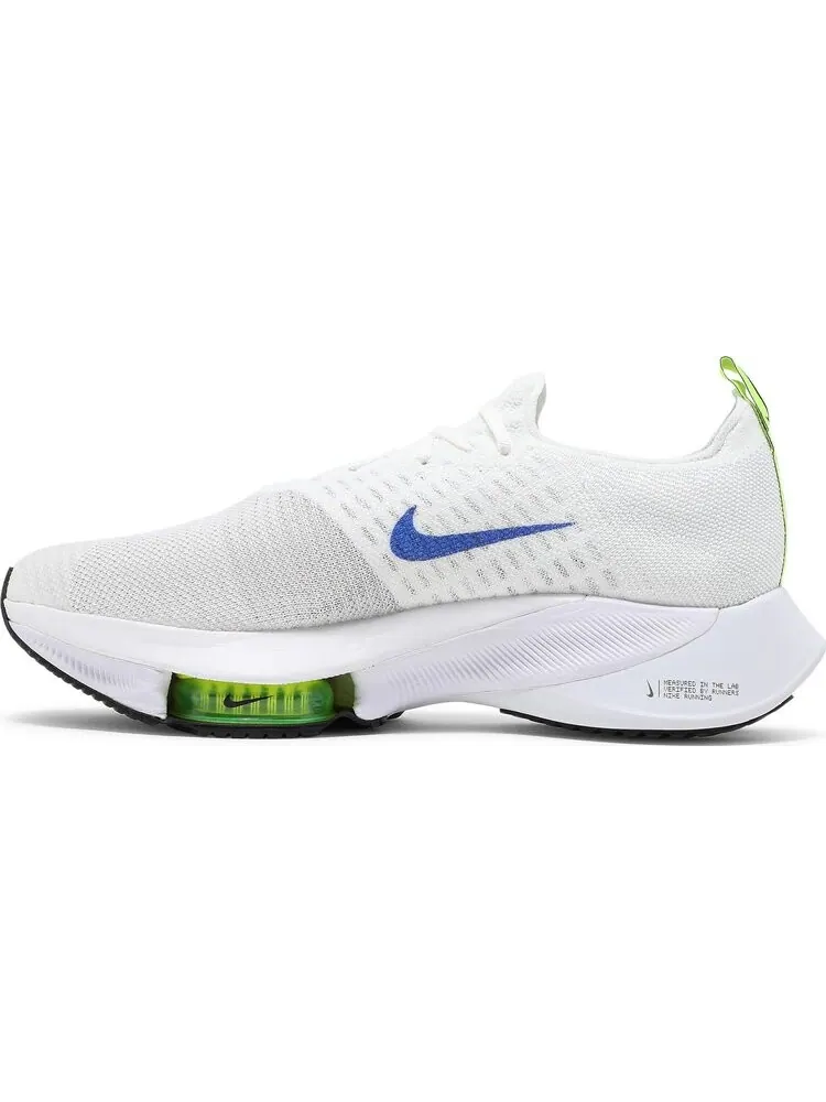 Кроссовки Nike Air Zoom Tempo NEXT% Flyknit 'White Racer Blue' — изображение 3 из 8, белый