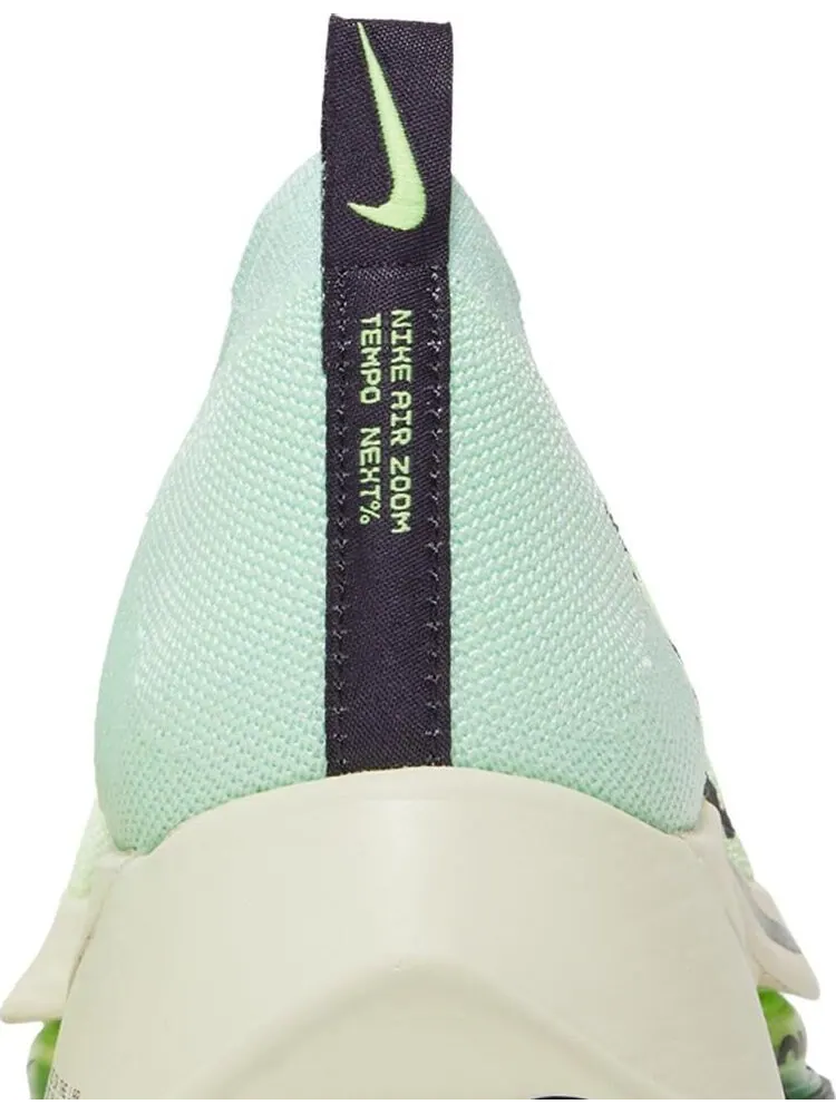Кроссовки Nike Air Zoom Tempo NEXT% 'Barely Volt Mint Foam' — изображение 7 из 8, зеленый