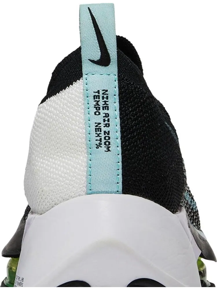 Кроссовки Nike Wmns Air Zoom Tempo NEXT% Flyknit 'Black Glacier Blue' — изображение 7 из 8, черный