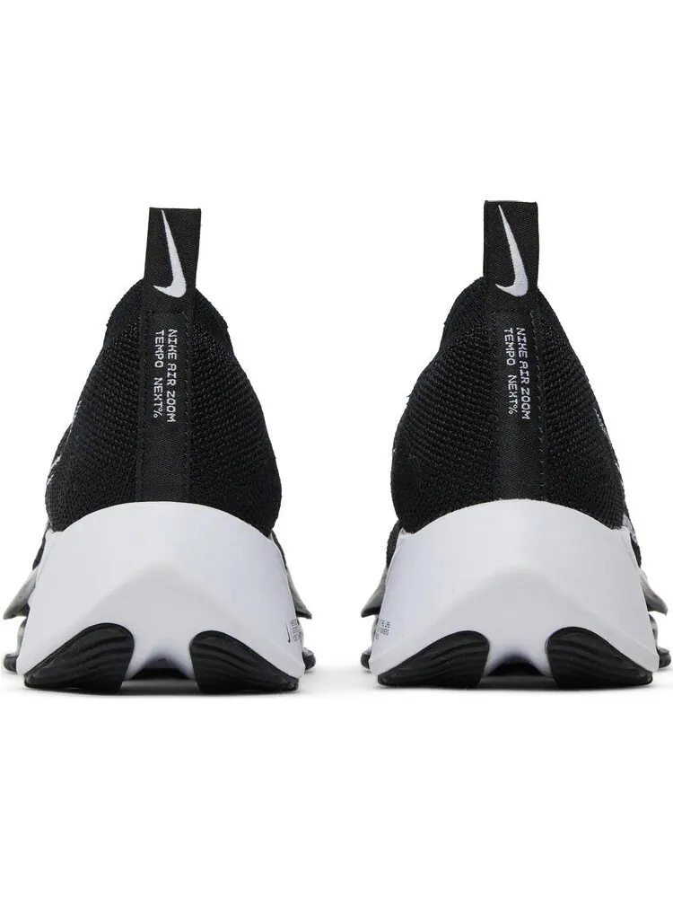 Кроссовки Nike Wmns Air Zoom Tempo NEXT% Flyknit 'Black White' — изображение 4 из 7, черный