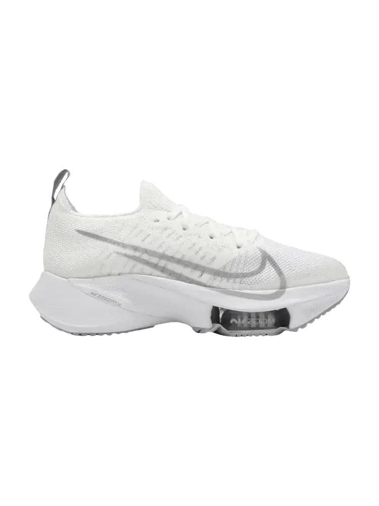 Кроссовки Wmns Air Zoom Tempo NEXT% Flyknit 'White Atmosphere Grey' — изображение 1 из 1, белый серый