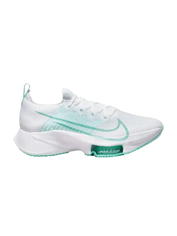 Кроссовки Wmns Air Zoom Tempo NEXT% Flyknit 'White Hyper Turquoise' — изображение 1 из 1, белый