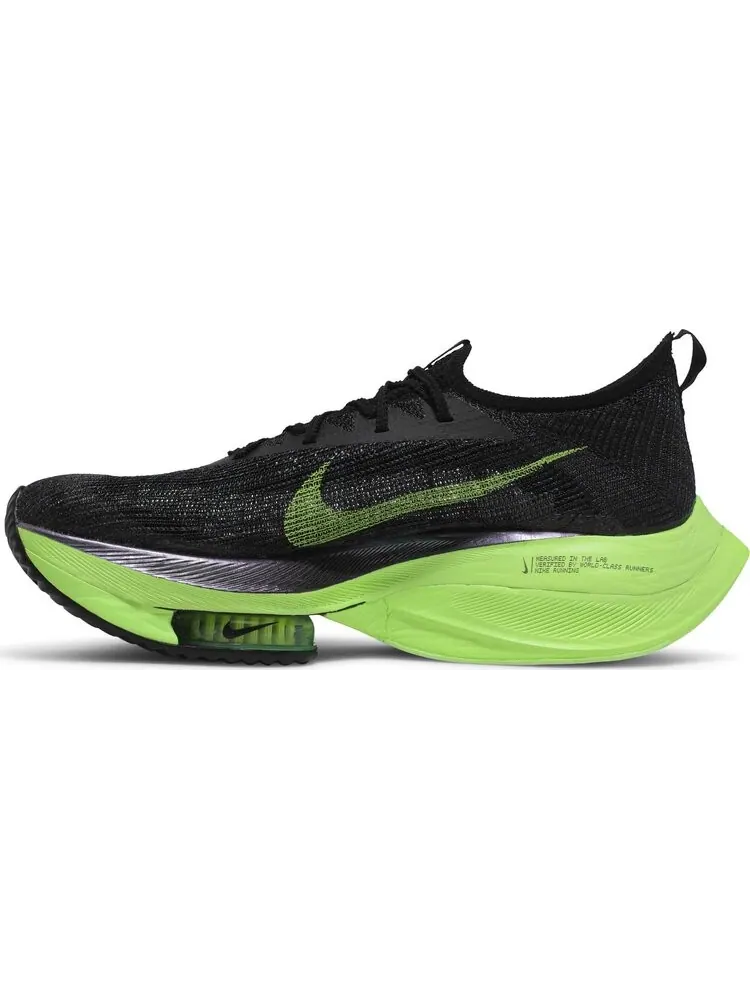 Кроссовки Nike Air Zoom Alphafly Next% 'Lime Blast' — изображение 3 из 8, зеленый