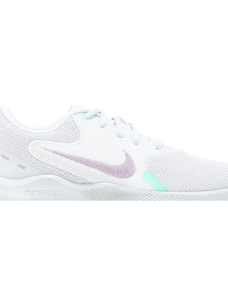 Кроссовки Nike Wmns Flex Experience Run 10 'White Violet Shock' — изображение 2 из 8, белый