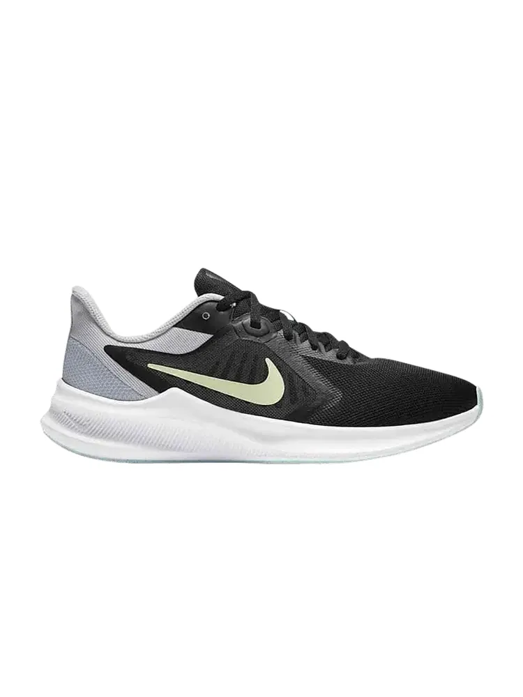 Кроссовки Nike Wmns Downshifter 10 'Black Barely Volt' — изображение 1 из 1, черный//платиновый
