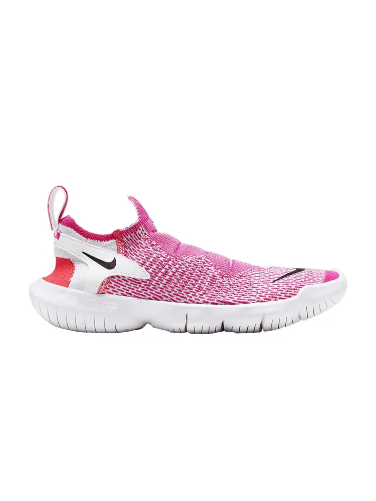 Кроссовки Nike Wmns Free RN Flyknit 3.0 2020 'Vast Grey Fire Pink' — изображение 1 из 1, серый/черный/розовый