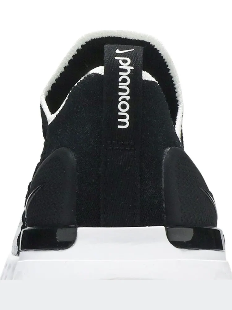 Кроссовки Nike React Phantom Run Flyknit 2 'Black White' — изображение 7 из 8, черный