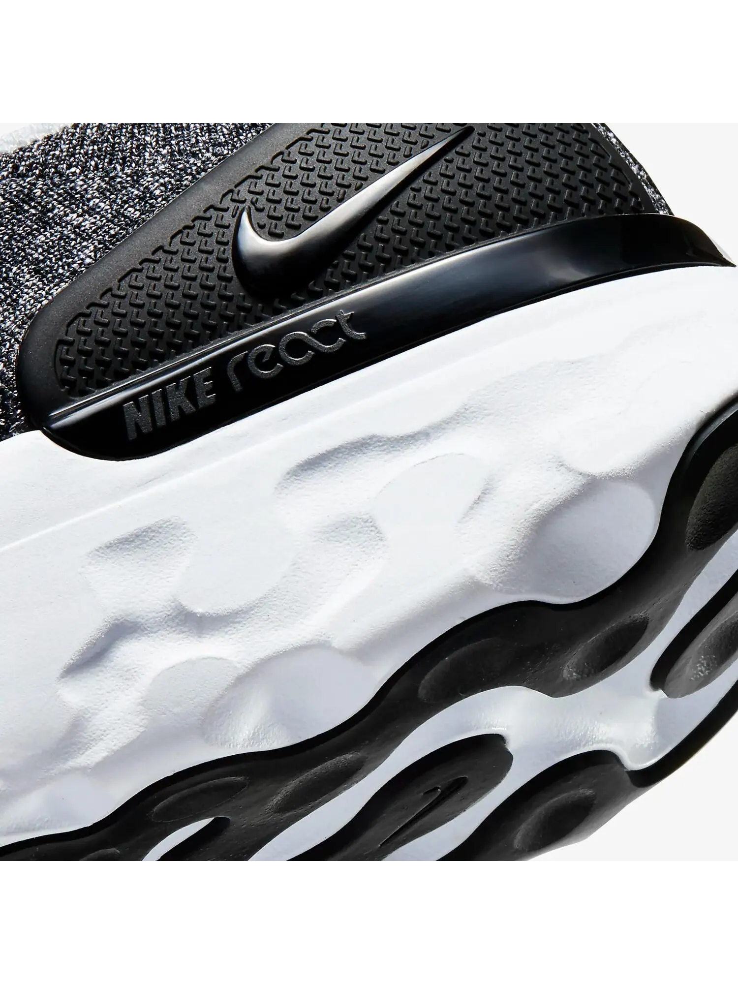 Кроссовки Nike React Phantom Run Flyknit 2 — изображение 7 из 7, черный/белый