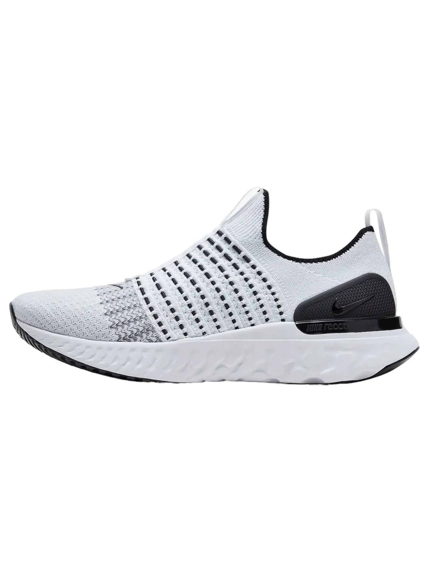 Кроссовки Nike React Phantom Run Flyknit 2 — изображение 1 из 7, белый/черный/платина