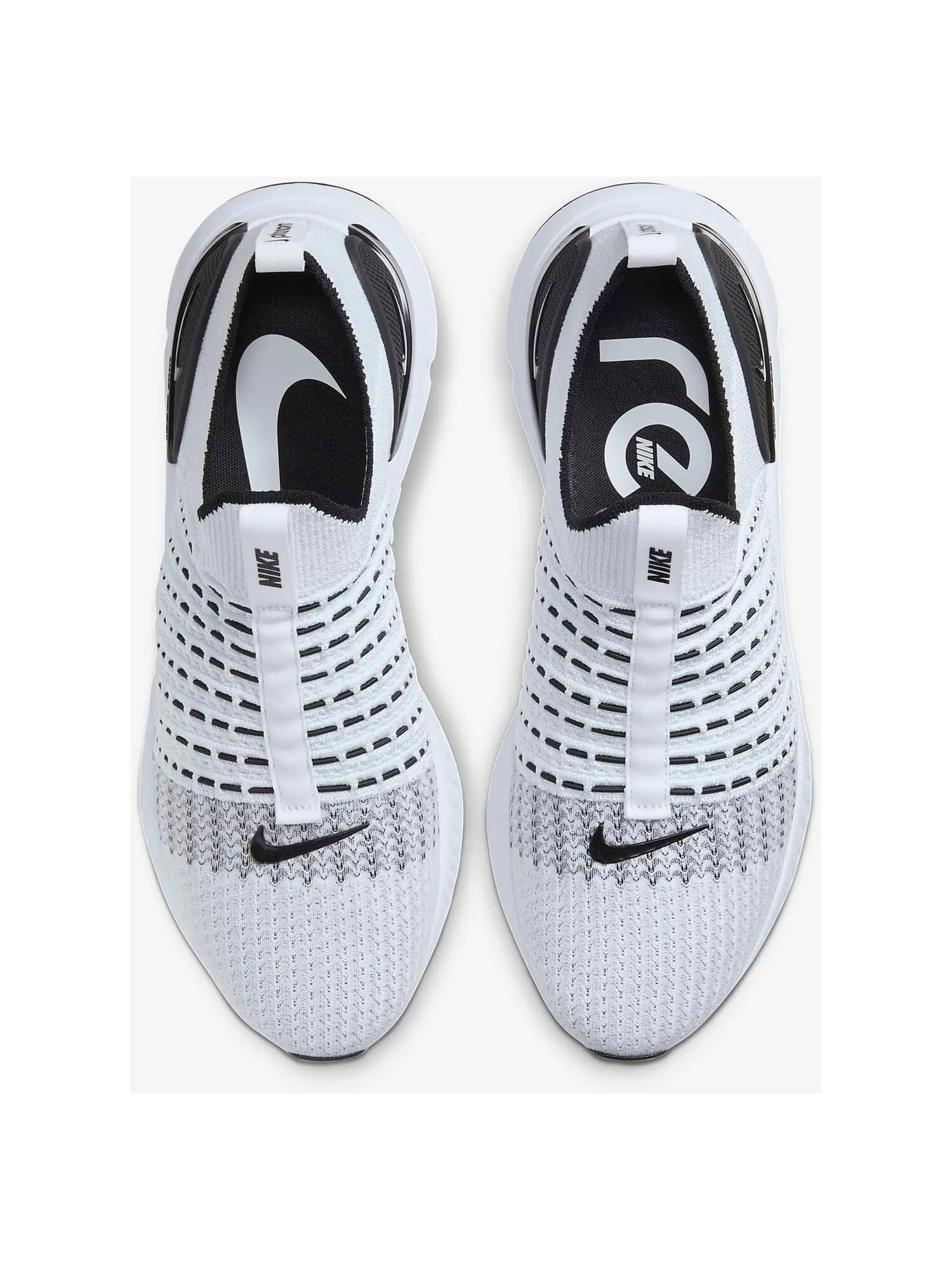 Кроссовки Nike React Phantom Run Flyknit 2 — изображение 3 из 7, белый/черный/платина