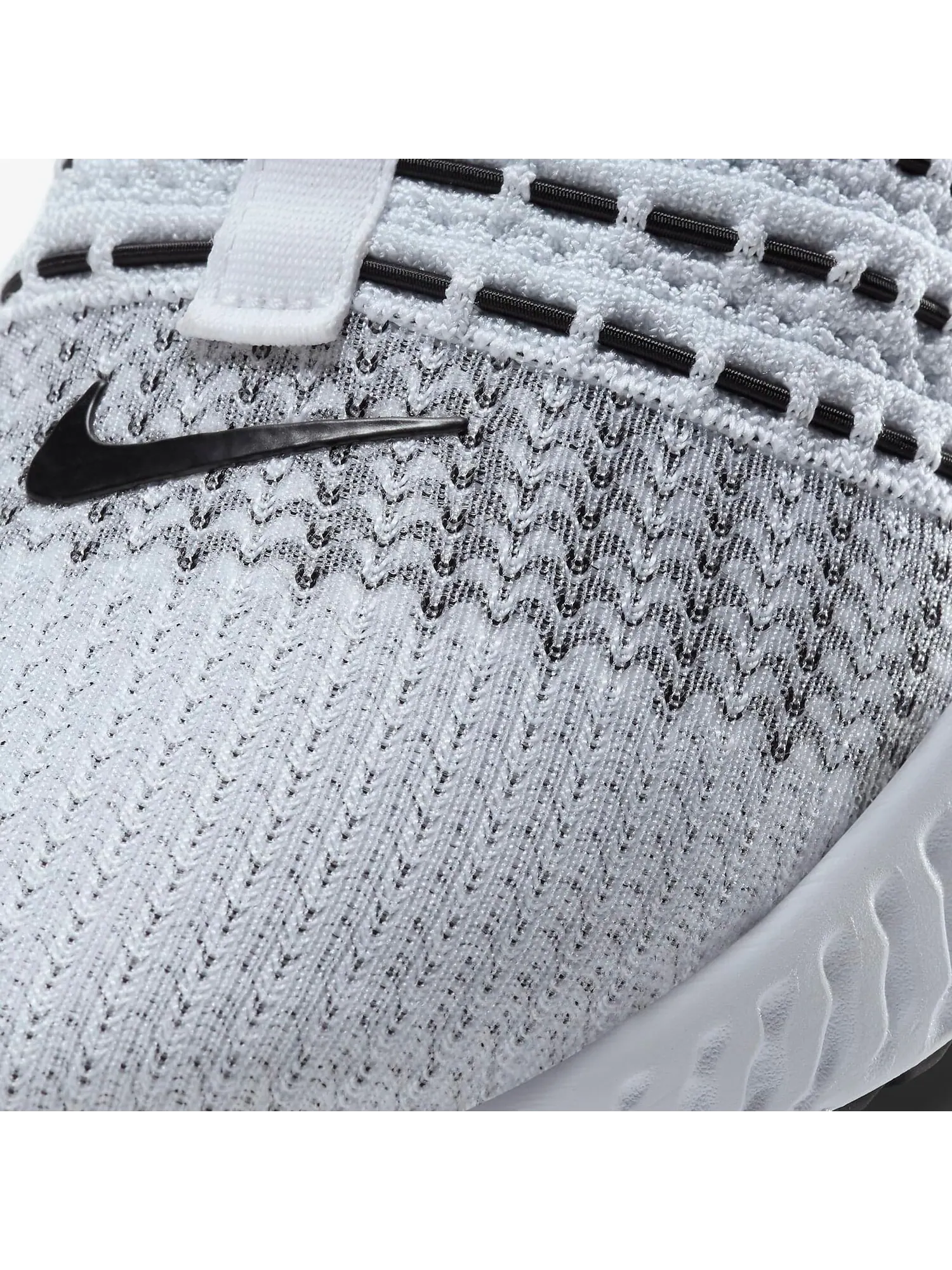 Кроссовки Nike React Phantom Run Flyknit 2 — изображение 6 из 7, белый/черный/платина
