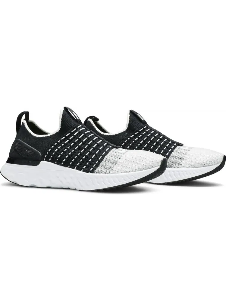 Кроссовки Nike Wmns React Phantom Run Flyknit 2 'Black White' — изображение 8 из 8, черный