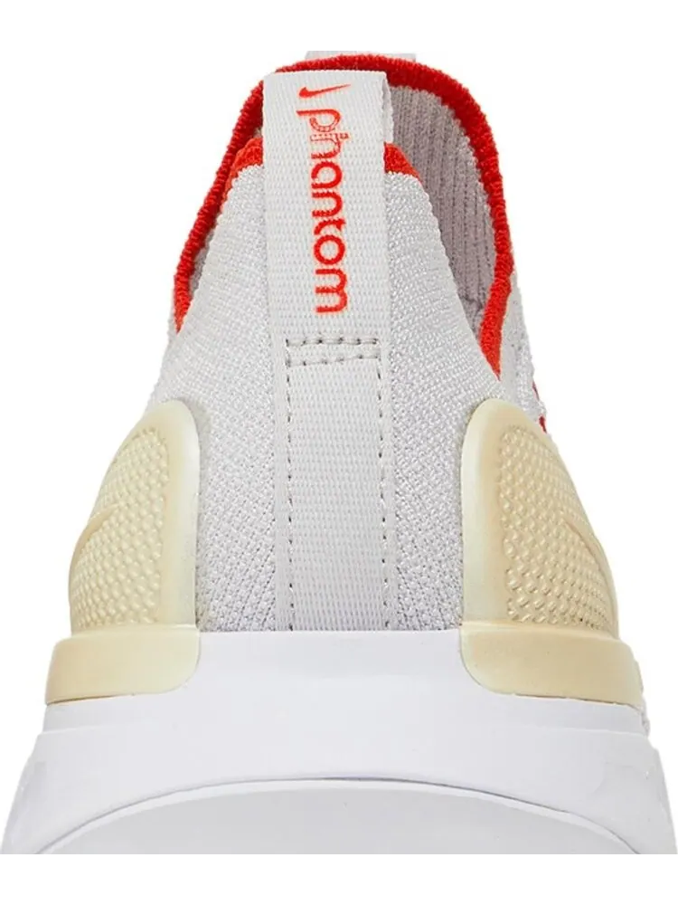 Кроссовки Nike Wmns React Phantom Run Flyknit 2 'Vast Grey Orange' — изображение 7 из 8, серый