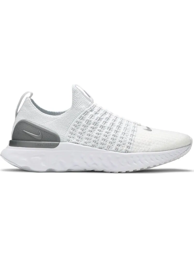 Кроссовки Nike Wmns React Phantom Run Flyknit 2 'True White Silver' — изображение 1 из 8, белый