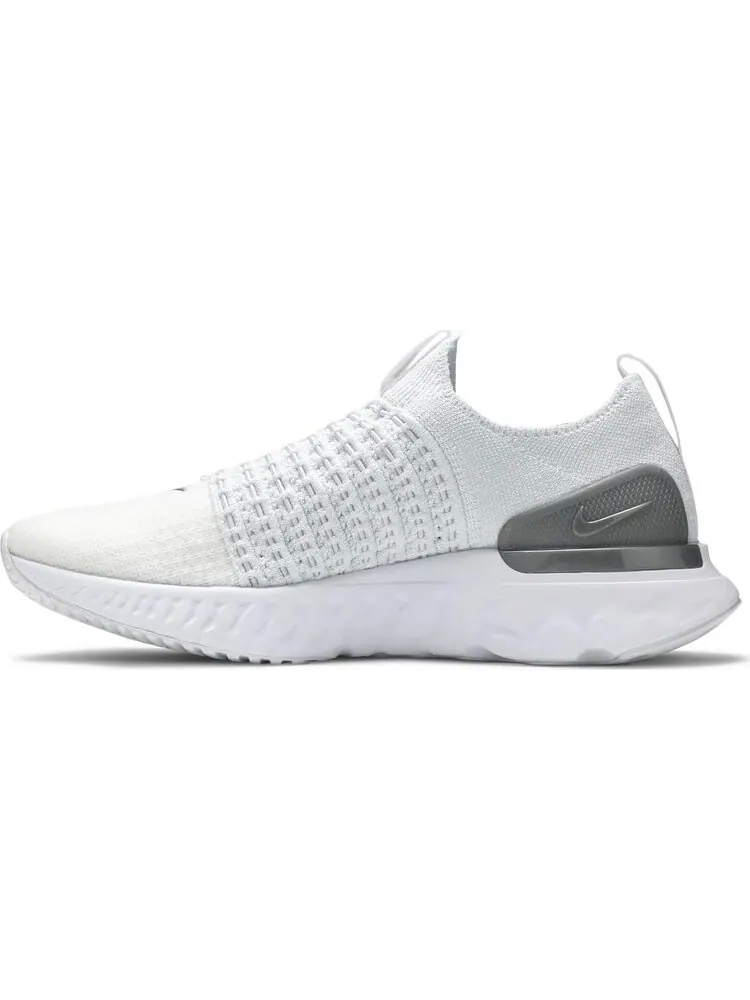 Кроссовки Nike Wmns React Phantom Run Flyknit 2 'True White Silver' — изображение 3 из 8, белый