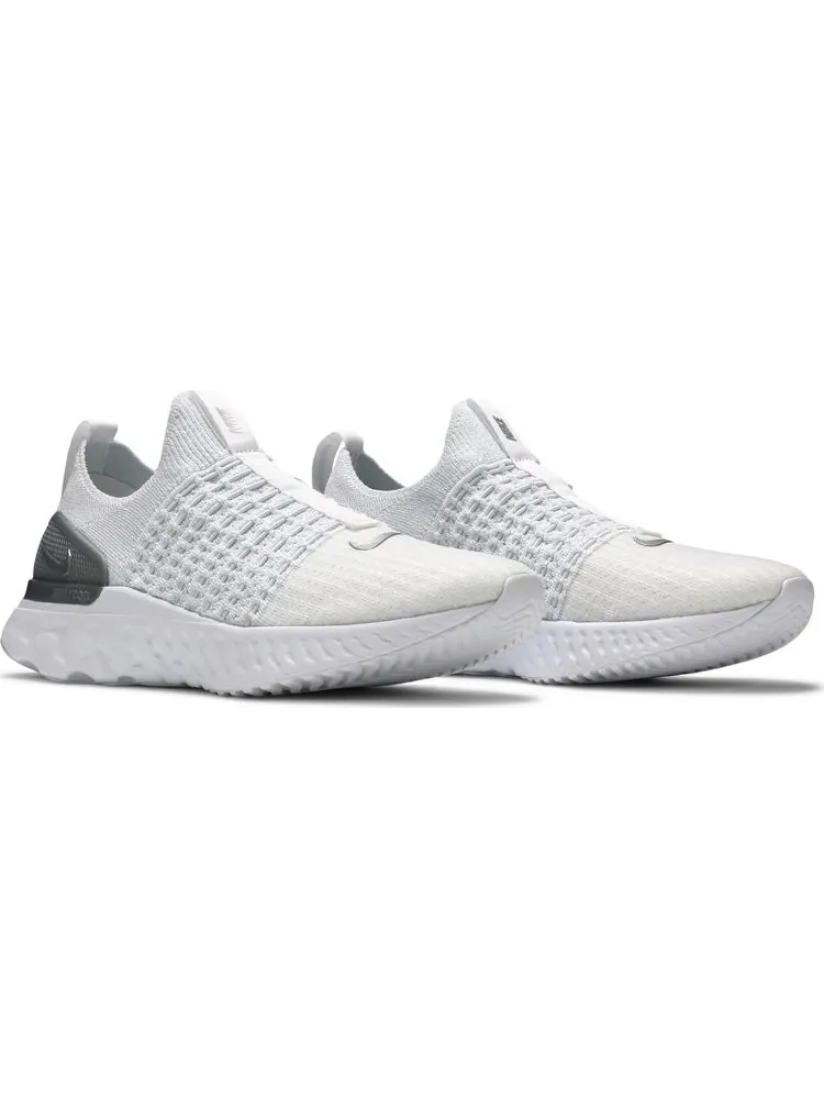 Кроссовки Nike Wmns React Phantom Run Flyknit 2 'True White Silver' — изображение 8 из 8, белый