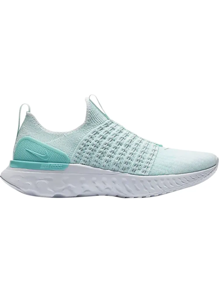 Кроссовки Nike Wmns React Phantom Run Flyknit 2 'Teal Tint Aurora' — изображение 1 из 1, бирюзовый