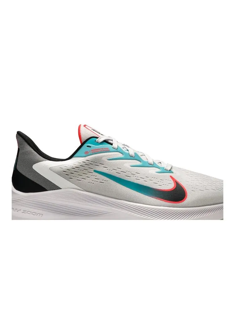 Кроссовки Nike Air Zoom Winflo 7 — изображение 2 из 4, белый
