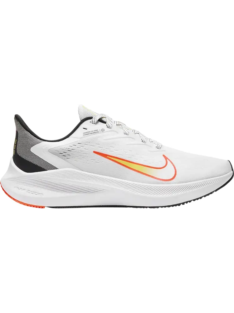 Кроссовки Nike Wmns Air Zoom Winflo 7 'White Bright Mango' — изображение 1 из 1, белый